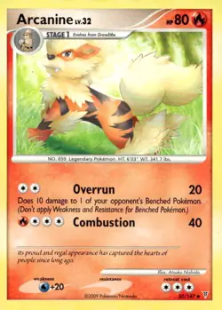 Arcanine 50/147 Uncommon Supreme Victors Pokemon Lightly Played - Image 1