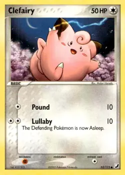 Clefairy 53/115 Common Unseen Forces Pokemon Lightly Played - Image 1