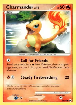 Charmander 59/99 Common Arceus Pokemon Lightly Played - Image 1