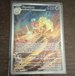 Pokemon Company Espathra 197/182 SV04 Paradox Rift Illustration Rare Holo 120 - Image 1