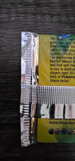 Rare 1999 Pokemon Base Set Booster Pack with Shadowless pack indicators - Image 4