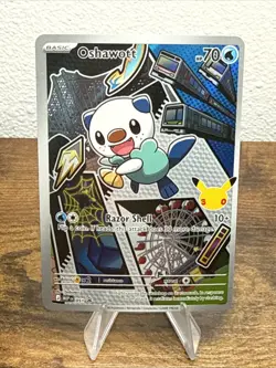 Pokemon Oshawott Mega Evolution Black Star Promos 51 Holofoil Near Mint English - Image 1