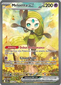 Meloetta ex Illustration Rare - Pokemon Black Bolt 167/086 - Image 1