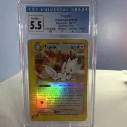 CGC 5.5 Togetic 39/147 Aquapolis 2003 Reverse Holo Stage 1 ENG - Image 1