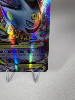 Pokemon TCG M Gengar EX Black Star Promos XY166 Shiny Holo Card - Image 4