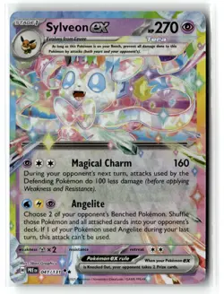 Sylveon ex Double Rare Holofoil NM [SV: Prismatic Evolutions - 041/131] - Image 2