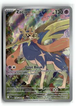 Zacian Illustration Rare Holofoil NM [ME02: Phantasmal Flames - 100/094] - Image 2
