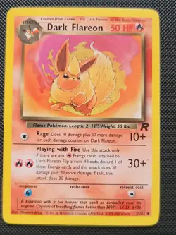 Dark Flareon 35/82 Team Rocket NM- - Image 1