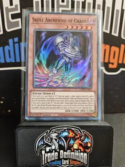 CORI-EN002 Skull Archfiend of Chaos Super Rare 1st YuGiOh - Image 1