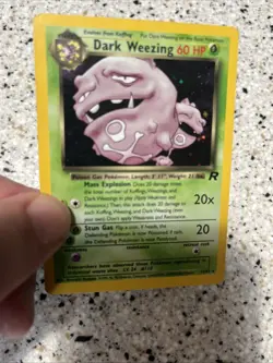Pokemon TCG Dark Weezing 14/82 Team Rocket Unlimited Holo Rare NR-MINT - Image 2