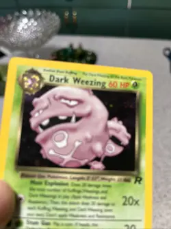 Pokemon TCG Dark Weezing 14/82 Team Rocket Unlimited Holo Rare NR-MINT - Image 3