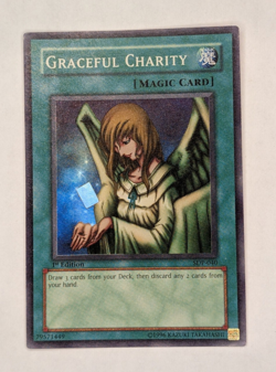 Yu-Gi-Oh! TCG Graceful Charity Starter Deck Pegasus SDP-040 1st Edition Super... - Image 1