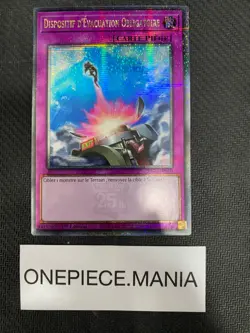 Yu-Gi-Oh! Dispositif d'Evacuation Obligatoire RA01-FR069 Quarter Century - Image 1