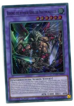 Yu-Gi-Oh! Berfomet der MYthische Konig der Phantomungeheuer Super Rare AGOV-DE03 - Image 1