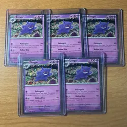 Lot Of 5 Gengar Sams Club 151 Cosmos Holo Promo 094/165 ALL HAVE GREAT SWIRLS - Image 1