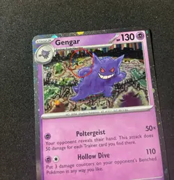 Lot Of 5 Gengar Sams Club 151 Cosmos Holo Promo 094/165 ALL HAVE GREAT SWIRLS - Image 4