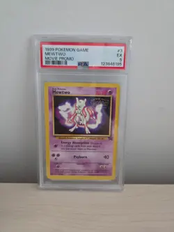MEWTWO 1999 POKEMON GAME MOVIE PROMO #3 PSA 5 - Image 1