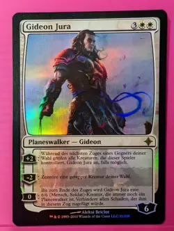 German Foil Gideon Jura Rise of the Eldrazi ROE MTG - Image 1