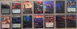 Magic The Gathering Card Lot. 7 Rares, 3 Myhics, 3 Promos, 1 Foil Land. All NM - Image 1