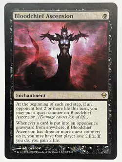 Bloodchief Ascension LP Zendikar 82/2419 MTG Magic the Gathering Regular - Image 1