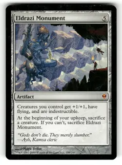 Eldrazi Monument LP Zendikar 199 MTG Regular Mythic - Image 1