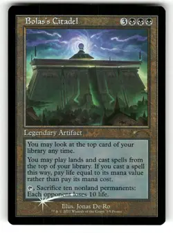 Bolas's Citadel (Retro Frame) LP Foil WPN & Gateway Promos 3 MTG Rare - Image 1