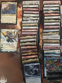 Custom Human Tribal Commander EDH Deck - Eowyn, Shieldmaiden - Token MTG Magic - Image 1