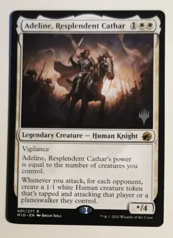 Adeline, Resplendent Cathar Promotional: Mtg Card NM - Image 1