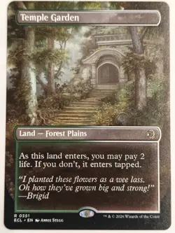 Temple Garden (Borderless) Lorwyn Eclipsed Non-Foil MTG NM - Image 1