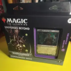Magic The Gathering - Warhammer 40k Commander Deck - NECRON DYNASTIES MTG 195166173467 - Image 1