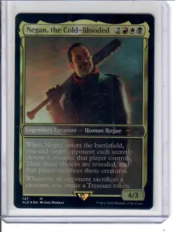 Negan, the Cold-Blooded 147 Secret Lair Drop Series Magic: The Gathering Foil LP - Image 1
