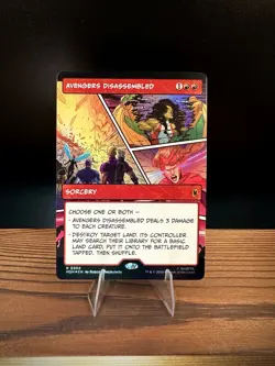 Avengers Disassembled #0302 (Borderless) Marvel Super Heroes Foil, MTG - Image 1