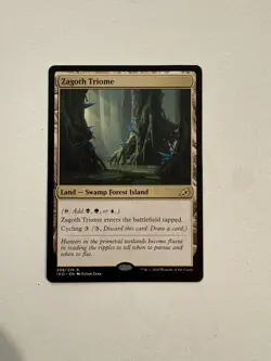 Zagoth Triome (Ikoria: Lair of Behemoths) - Near Mint (NM) - Magic - MTG - Image 1