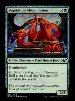 Vegetation Abomination Foil C Unfinity 160 NM - Image 1