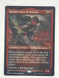 Karlach, Fury of Avernus (Foil Etched) Commander Legends: Battle for Baldur's... - Image 1