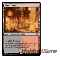 Blood Crypt M/NM Magic: The Gathering MTG Ravnica Remastered - Image 1