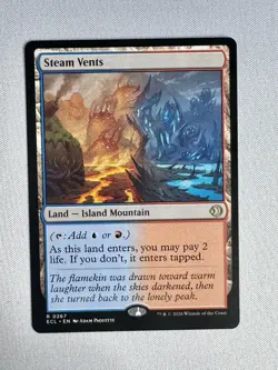 Magic: The Gathering Steam Vents Land Rare ECL 0267 WOTC English - Image 1