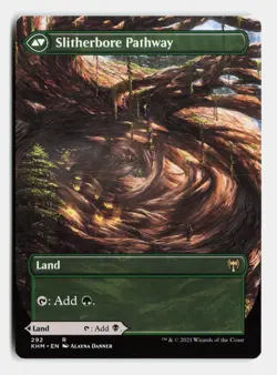 Darkbore Pathway (Borderless) 292 Rare Kaldheim Magic: The Gathering Near Mint - Image 2