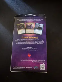 Wizards Of The Coast MTG: Throne of Eldraine Faerie Schemes and Brawl Deck (NEW) 630509829798 - Image 2