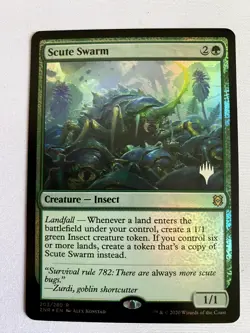 Scute Swarm Foil R Promo Pack: Zendikar Rising 203 LP - Image 1