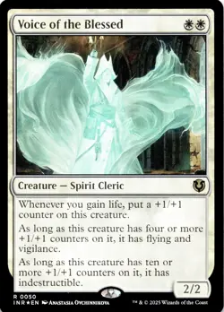 Voice of the Blessed (FOIL) INR# 50 Innistrad Remastered Magic: The Gathering NM - Image 1