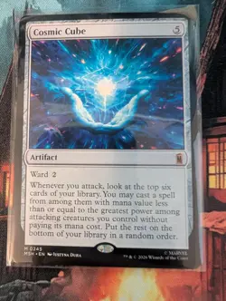 Cosmic Cube 245 Mythic Marvel Super Heroes Magic: The Gathering Lightly Played - Image 1
