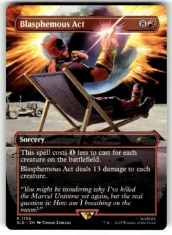 Deadpool; Blasphemous Act (1756) Secret Lair Drop Regular - MTG - Image 1