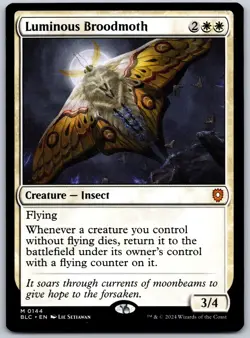 Luminous Broodmoth M Commander: Bloomburrow 144 NM - Image 1