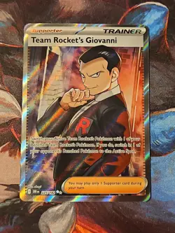 Pokemon TCG Team Rockets Giovanni Full Art 225/183 Destined Rivals - Image 1