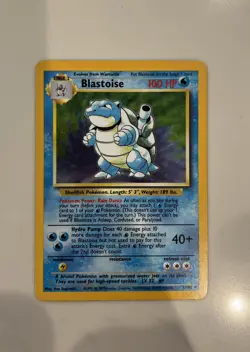 Pokemon TCG - Blastoise 2/102 - Holo Rare - Base Set Unlimited 1999 - Image 1