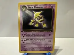 Wizards of the Coast Dark Alakazam Team Rocket Rare FIRST EDITION - Image 1