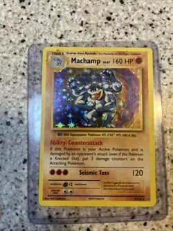 Machamp 8/102 1st Edition Base Set Holo Rare Pokemon TCG 1999 - Image 2
