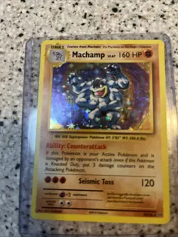 Machamp 8/102 1st Edition Base Set Holo Rare Pokemon TCG 1999 - Image 3
