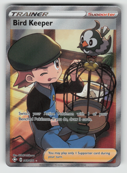 Bird Keeper Pokemon Shining Fates 066/072 Full Art Ultra Rare NM - Image 1